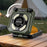 Camping Fan Light with Digital Display / Hand Crank USB Rechargeable Portable Magnetic Tent Lamp - Army Green - 5