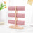 Bracelet Display Stand Multi Layer Jewelry Organizer Rack with Wooden Base for Necklaces Bangles - Pink - 2
