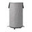 Foldable Rolling Laundry Hamper Large Capacity Oxford Fabric Clothes Basket with Wheels and Straps - Grey - 1