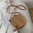 Handwoven Round Rattan Bag Natural Chic Bags Retro Crossbody Shoulder Bag with Adjustable Strap/Magnetic Closure for Women Girls - Light Brown - 2