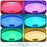 Round LED Music Ceiling Light  30CM 24W Bluetooth-Compatible Smart RGB Colorful Lamp Support Remote / APP Control - 6