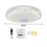 30cm Diameter APP Control Bluetooth-compatible Music Ceiling Light RGB+CCT Dimmable Smart Lamp with Remote - 7