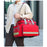 First Aid Bag Large Outdoor Earthquake Rescue Emergency Medical Treatment Equipment Storage Organizer Shoulder Bag Medicine Duffle - Red - 6