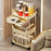 4-Tier Rolling Storage Cart with Drawers for Living Room Kitchen Bathroom Movable Organizer Shelf - 3