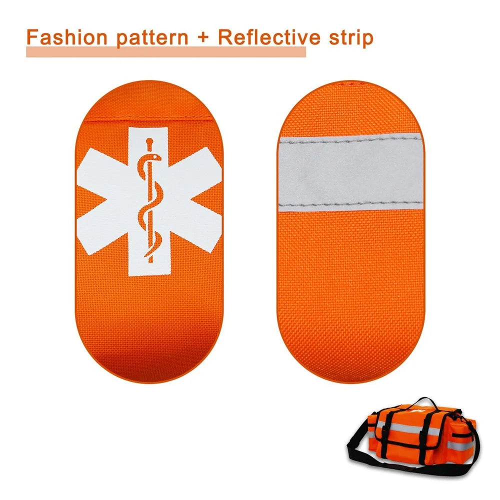First Responder Bag First Aid Medical Bag 45x30x19cm Outdoors Multiple Compartment Kit Carrier Bag for Emergency Medical Supplies - 5
