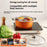 5PCS Stainless Steel Steamer Soup Pot Set 18-26cm Multi Size Pots with 5PCS Glass Lids for Home  /  Hotel - Colorful - 3