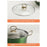 5PCS Stainless Steel Cookware Set Wire Handle 18-26cm Colorful Soup Pots Steamer with 5PCS Glass Lids - 5