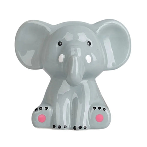 Creative Elephant Eyeglass Display Stand Optical Store Decor Glasses Showcase Ornament Eyewear Holder - Grey Green - 1
