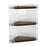 Wooden Corner Shelf 3-Tier Bathroom Countertop Organizer Cosmetic Storage Rack for Washroom / Vanity - 2