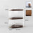 Wooden Corner Shelf 3-Tier Bathroom Countertop Organizer Cosmetic Storage Rack for Washroom / Vanity - 5