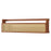 90cm Wall Mounted Wooden Storage Shelf Rattan Magazine Rack for Study Room Living Room Organizer - 1