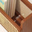 90cm Wall Mounted Wooden Storage Shelf Rattan Magazine Rack for Study Room Living Room Organizer - 3