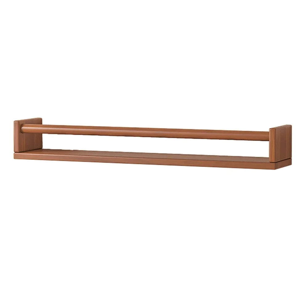 60cm Multifunctional Wall Shelf ooden Display Rack Decorative Floating Shelf for Living Room Bedroom - 1