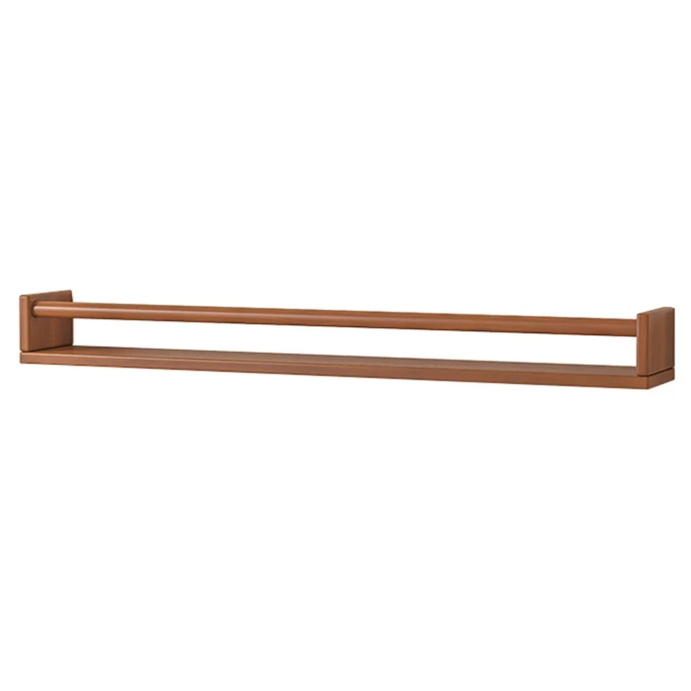 80cm Multifunctional Wall Shelf ooden Display Rack Decorative Floating Shelf for Living Room Bedroom - 1
