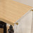 3 Tiers Cup Holder Desk Organizer Transparent Acrylic Wooden Board Storage Rack Multi Purpose Tissue Stand - 3