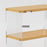 4 Tiers Cup Holder Desk Organizer Transparent Acrylic Wooden Board Storage Rack Multi Purpose Tissue Stand - Wood Color - 2