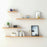 4Pcs / Set Wall Mounted Floating Shelves for Living Room Bedroom Wooden Board Display Rack - White - 4