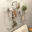 3Pcs / Set 30  /  40  /  60cm Transparent Acrylic Floating Wall Shelves for Living Room Bedroom Storage Rack - Transparent Tawny - 5