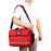 First Aid Bag Large Nurse Medical Kit Outdoor Emergency Medical Treatment Equipment Storage Organizer Shoulder Bag Medicine Duffle - Red - 4