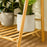 2-Tier 70cm Folding Wooden Plant Stand Indoor Flower Shelf Ladder Display Rack for Home / Garden / Balcony - 3