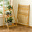50cm Length Folding 3-Tier Wooden Plant Stand Flower Rack Indoor Balcony Storage Shelf Ladder Display - 2