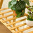 50cm Length Folding 3-Tier Wooden Plant Stand Flower Rack Indoor Balcony Storage Shelf Ladder Display - 5