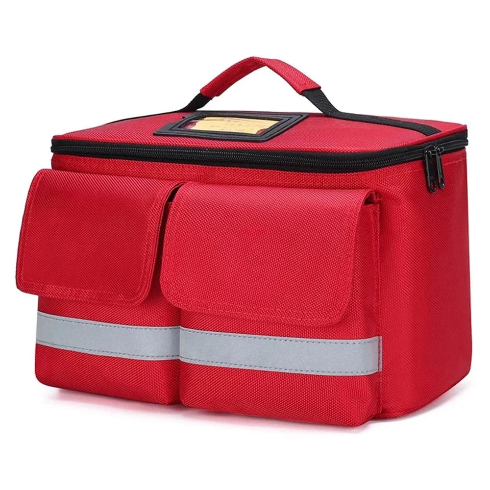 Waterproof Emergency Bag Outdoor Travel First Aid Tool Portable Bag for Home Office Travel Camping Hiking - Red - 1