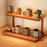 40cm Desktop Cup Organizer Rack 2-Tier Storage Shelf for Tabletop  /  Workspace  /  Dining Table Mug  /  Coffee Cup Holder - 2