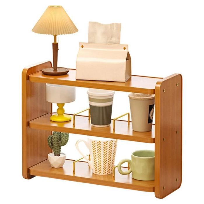 40cm 3 Tier Cup Holder Organizer Coffee Mug Display Rack Desktop Water Cup Storage Stand - 1