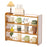 Cup Holder Organizer 52cm 4-Tier Display Rack for Coffee Mugs / Water Glasses Desktop Storage Shelf - 1