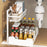 Under Sink Organizer Sliding Drawer Storage Rack Double Track Pull Out Kitchen Shelf for Home / Bathroom - Black - 6