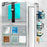 Over The Door Bathroom Shower Organizer Hanging Storage Rack Multi-Layer Basket Shelves for Toiletries Shampoo - 2