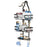 Shower Head Holder Bathroom Hanging Basket Storage Rack Wall Mounted Organizer Multi-Layer for Toiletries - 1