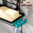 Shower Head Holder Bathroom Hanging Basket Storage Rack Wall Mounted Organizer Multi-Layer for Toiletries - 5