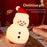 821 Snowman Silicone Tap-Activated Control Light 3-Level Brightness Control Christmas Night Lamp Rechargeable - 4