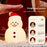 821 Snowman Silicone Tap-Activated Control Light 3-Level Brightness Control Christmas Night Lamp Rechargeable - 5