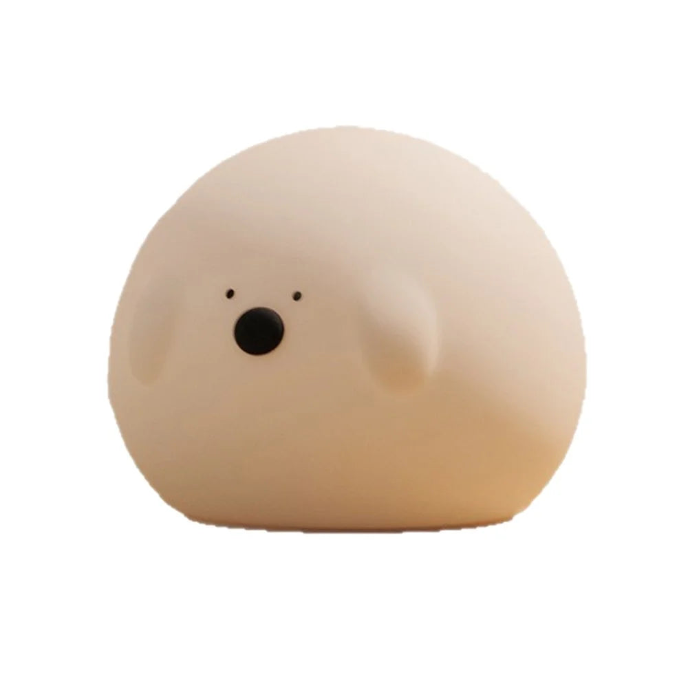Bopo Silicone 2-Speed Timer Night Light Simple Animal Touch-Sensitive Control Lamp USB-C Rechargeable - 2