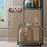 40cm 3 Layer Kitchen Storage Rack Carbon Steel Spice Organizer with Removable Hooks Knife Holder - Black - 3