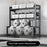 Carbon Steel 40cm 3 Layer Kitchen Storage Rack Spice Organizer Countertop Knife Holder with Hook - 3