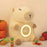 Cute Capybara Shape Plush Toy Bedside Lamp for Bedroom Alarm Clock with Night Light Birthday Gift - 2