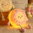 Cartoon Donut Shape Night Light Cute Bedside Lamp Nursery Feeding Light Birthday Gift - Pink - 2