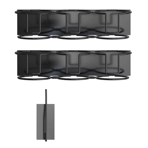 3Pcs / Set Kitchen Magnetic Fridge Mount Carbon Steel Storage Rack for Stanley Cup and Lid Holder - 1