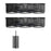 3Pcs / Set Kitchen Magnetic Fridge Mount Carbon Steel Storage Rack for Stanley Cup and Lid Holder - 1