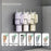3Pcs / Set Kitchen Magnetic Fridge Mount Carbon Steel Storage Rack for Stanley Cup and Lid Holder - 5