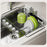 Carbon Steel 5-Cup Holder Retractable Sink Dish Organizer Countertop Dish Drying Rack Large Capacity for Bowls Plates Forks - Silver - 4