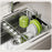 Carbon Steel 5-Cup Holder Retractable Sink Dish Organizer Countertop Dish Drying Rack Large Capacity for Bowls Plates Forks - Silver - 5