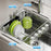 Carbon Steel 5-Cup Holder Retractable Sink Dish Organizer Countertop Dish Drying Rack Large Capacity for Bowls Plates Forks - Silver - 7
