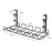 Under Desk Cable Management Tray Adjustable Wire Organizer No Drill Cord Holder for Office  /  Home - 6