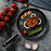 Non-Stick Frying Pan Set 3Pcs 18cm+22cm+26cm Aluminum Pancake Skillet for Induction / Gas Stove Home Cooking - Black - 2