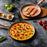 Non-Stick Frying Pan Set 3Pcs 18cm+22cm+26cm Aluminum Pancake Skillet for Induction / Gas Stove Home Cooking - Black - 3